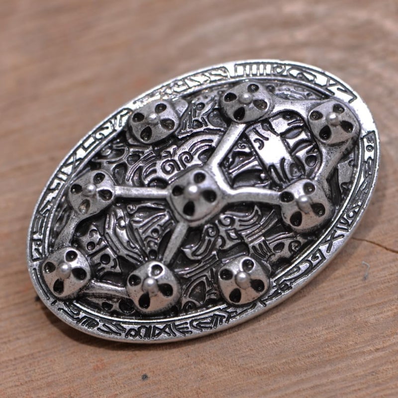 LANGHONG Norse Viking Brooch For Men Turtle Brooch Talisman Jewelry, Gift For Men - Image 5